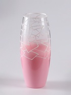 Ваза «Алика», геометрия, h=26 см, розовая - Фото 2