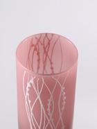 Ваза «Верасы», h=26 см, стекло, светло-розовая 10921255