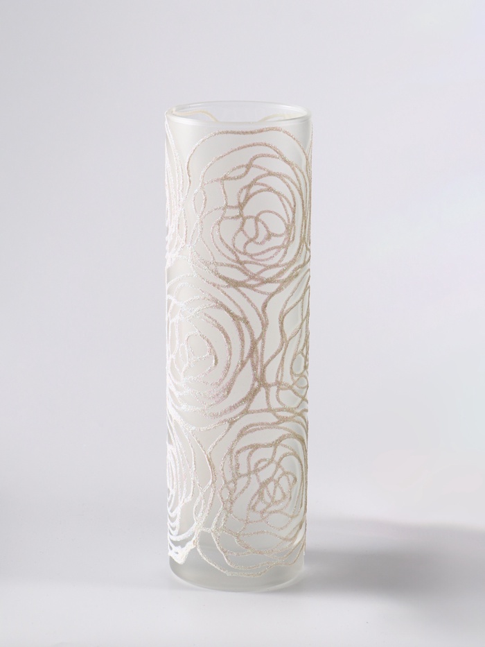 Ваза «Наргиз», розы, прямая, h=26 см, стекло - Фото 1