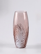 Ваза «Креман» овал, шоколад, h=26 см, стекло, светло-коричневая - Фото 3