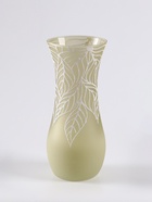 Ваза «Кармен» листопад, волна, h=26 см, стекло, бледно-зелёная - Фото 3