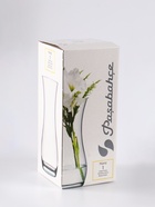 Ваза «Кармен» листопад, волна, h=26 см, стекло, бледно-зелёная - фото 62158094