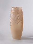 Ваза "Кармен" листья, овал, пудра, 26 см - фото 54810688