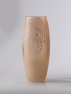 Ваза "Кармен" листья, овал, пудра, 26 см - фото 54810689