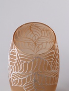 Ваза "Кармен" листья, овал, пудра, 26 см - фото 54810690