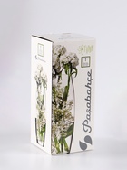 Ваза "Кармен" листья, овал, пудра, 26 см - фото 54810691