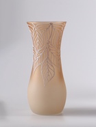 Ваза «Кармен» листья, волна, h=26 см, стекло, пудра - Фото 5