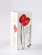 Ваза «Омега», h=26 см, стекло, светло-серая - фото 63122478