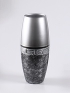 Ваза «Абстракция», полоса, овал, h=26 см, стекло, серо-чёрная - Фото 4