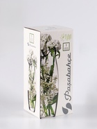 Ваза «Абстракция», полоса, овал, h=26 см, стекло, серо-чёрная - Фото 7