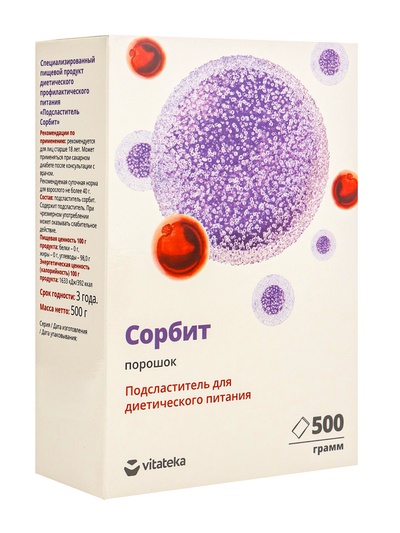 Подсластитель «ВИТАТЕКА» для диетического питания, порошок, 500 г