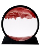 УЦЕНКА Песочные часы-картина, d=26 см, антистресс, песок розовый - Фото 2