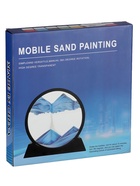 УЦЕНКА Песочные часы-картина, d=26 см, антистресс, песок розовый - Фото 4