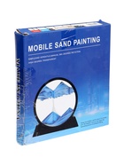 УЦЕНКА Песочные часы-картина, d=26 см, антистресс, песок розовый - Фото 5