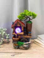 Фонтан «Домик под деревом», 32×15×13 см, с подсветкой - фото 809245316