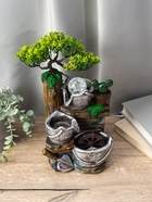 Фонтан «Ведёрки под деревом», 32×15×13 см, с подсветкой - фото 809245324