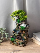 Фонтан «Деревце на скале», 32×15×13 см, с подсветкой - фото 809245331