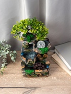 Фонтан «Деревце на скале», 32×15×13 см, с подсветкой - фото 809245333