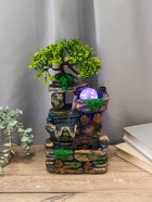 Фонтан «Деревце на скале», 32×15×13 см, с подсветкой - фото 809245334