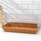 УЦЕНКА Хлебница «Крем» плетеное основание 53×32 см - Фото 6