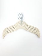 УЦЕНКА Вешалка 42×22 см, флокированное покрытие, белый, 5 шт. - Фото 2