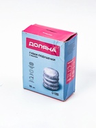 УЦЕНКА Губки-подушечки из ультратонкого металлического волокна с натуральным мылом, овальные 10133 - Фото 2