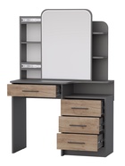 Трюмо ВЕРОНА Графит/Дуб Крафт Табачный 98,8x45,1x150,1 - фото 14923098