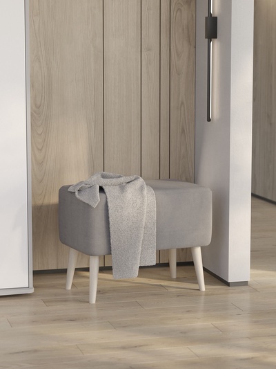 Банкетка «МОНО ТК», 590×370×450 мм, modus 22, цвет серый