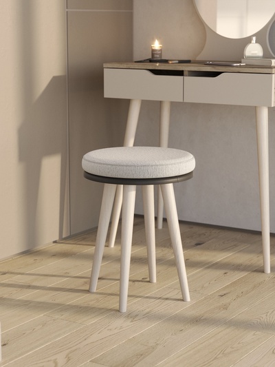 Банкетка «ТРИНИТИ ТК», 360×360×470 мм, цвет merlin 03/кольт 09