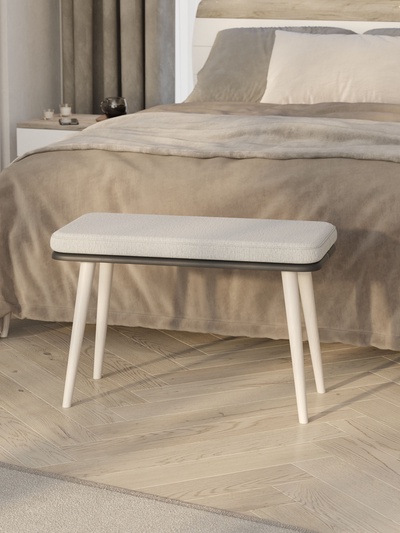 Банкетка «ДИВА ТК», 710×350×470 мм, цвет merlin 03/кольт 09