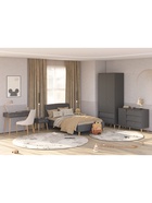 Шкаф двухдверный «АФИНА», 2 ящика, 903×563×2200 мм, цвет графит - Фото 3