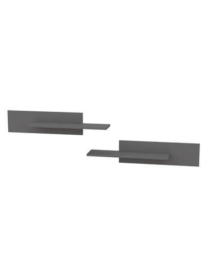 Полка настенная «АФИНА», 950×201×200 мм, цвет графит