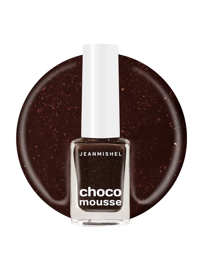 Лак для ногтей Jeanmishel, шоколадный, шиммер, тон 468, 6 мл - Фото 1