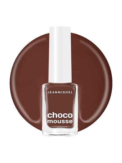 Лак для ногтей Jeanmishel, шоколадно-розовый, глянцевый, тон 472, 6 мл