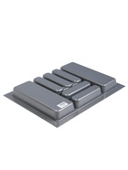 УЦЕНКА Лоток для столовых приборов CAPPIO, в ящик, 635х485 мм, блок-константа, цвет серый - фото 14935094