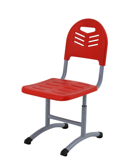 Стул ученический регулируемый «Вектор», группа роста 4 – 6, цвет серый/пластик красный