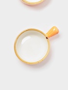 Кокотницы Magistro «Церера», набор 2 шт., 100 мл, d=7.5 см, фарфор, оранжевые - Фото 3