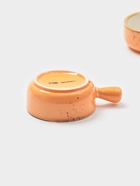 Кокотницы Magistro «Церера», набор 2 шт., 100 мл, d=7.5 см, фарфор, оранжевые - Фото 4