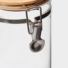 УЦЕНКА Банка для сыпучих продуктов с бугельным замком «Эко» 1300 мл, 10×22 см - Фото 5