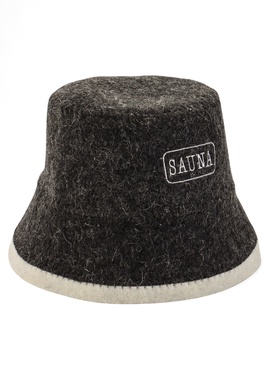 Шапка для бани и сауны «Панама», полиэфир 70%, шерсть 30%