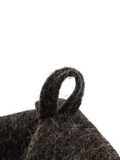 Шапка для бани и сауны «Пилотка», полиэфир 70%, шерсть 30%