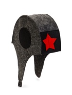 Шапка для бани и сауны «Танкист», полиэфир 70%, шерсть 30% - Фото 2