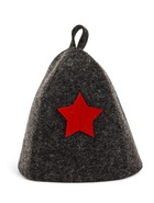 Шапка для бани и сауны «Звезда», полиэфир 70%, шерсть 30% - Фото 3