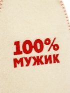 Шапка для бани и сауны «100% мужик», полиэфир 70%, шерсть 30% - фото 58044891