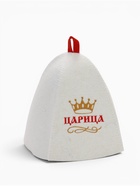 Шапка для бани и сауны «Царица», полиэфир, шерсть - Фото 8