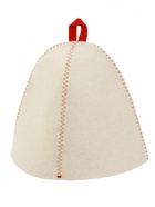 Шапка для бани и сауны «Мезенские кони», полиэфир 70%, шерсть 30% - Фото 4