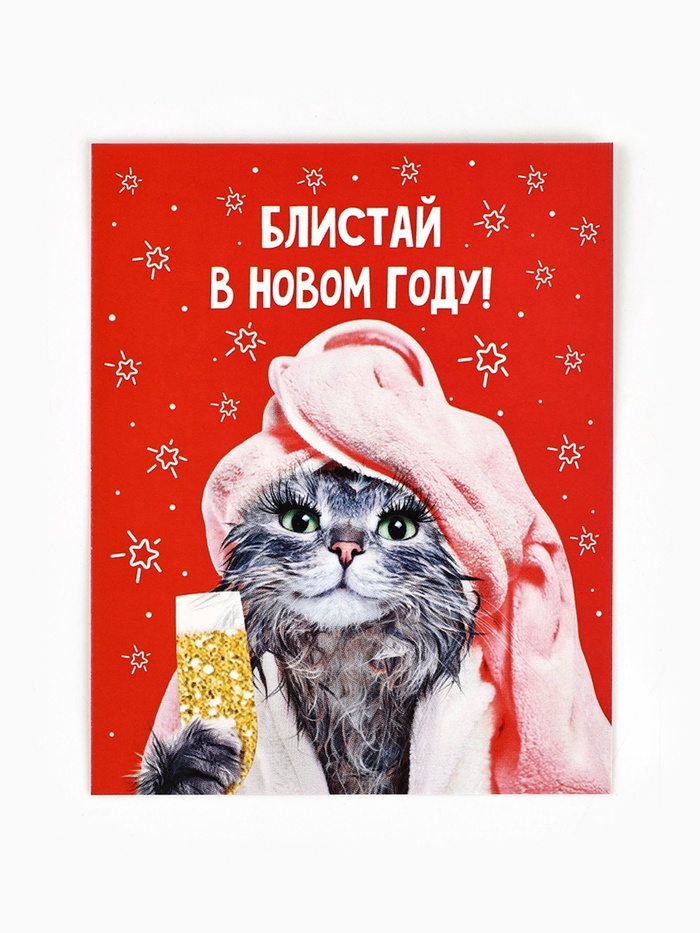 Открытка-мини «Блистай в Новом году», 8 х 10 см - Фото 1