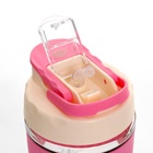 УЦЕНКА Термостакан «Мастер К», 350 мл, стеклянный, розовый - Фото 4