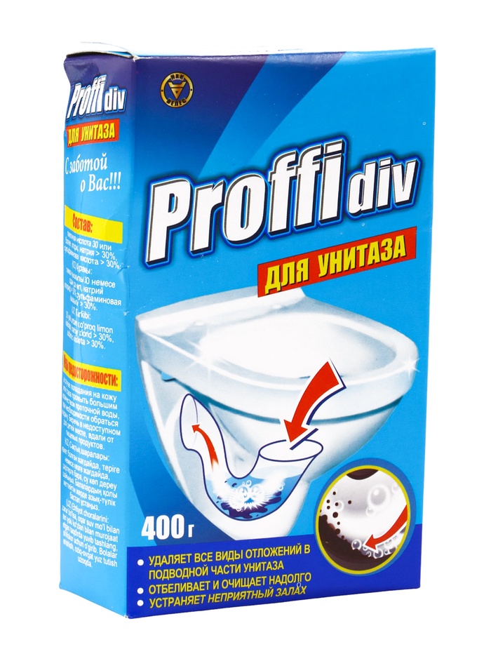 УЦЕНКА Средство для чистки сантехники PROFFIDIV 400 г - Фото 1