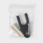 УЦЕНКА Диспенсер для жидкого мыла механический, 350 мл, пластик, чёрный - Фото 9